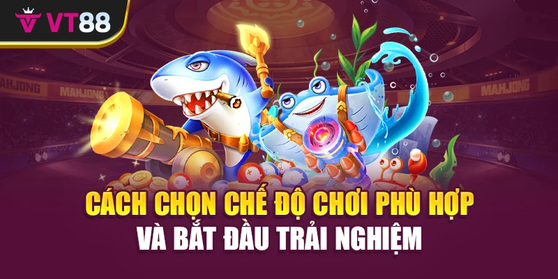 Cách chọn chế độ chơi phù hợp và bắt đầu trải nghiệm