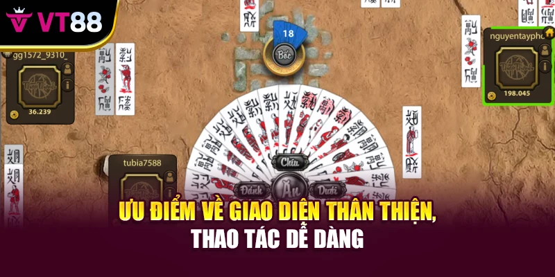 Ưu điểm về giao diện thân thiện, thao tác dễ dàng